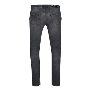 Balmain Ribbed Patches Slim Jeans BALMAIN