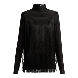 Givenchy Fringe Silk Blouse GIVENCHY