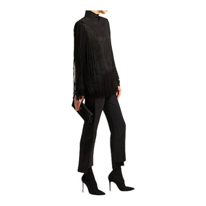 Givenchy Fringe Silk Blouse GIVENCHY