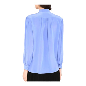 Gucci Detachable-Ruffle Silk Blouse - Designer Clothing Shop