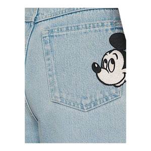 Gucci Disney Mickey Patch Tapered Jeans - Designer Clothing Shop