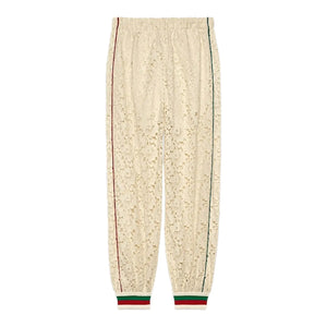 Gucci Flower Lace Jogging Pants - Designer Clothing Shop