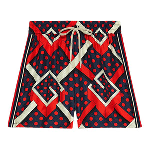 Gucci G Dot Labyrinth-Print Shorts - Designer Clothing Shop