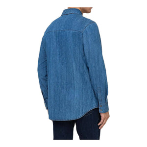 Gucci G Interlocking Button Denim Shirt GUCCI