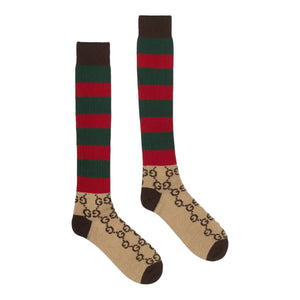 Gucci GG Striped Wool Socks GUCCI