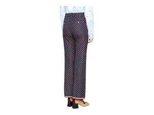 Gucci Geometric G Print Bootcut Trousers GUCCI