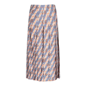 Gucci Giraffe Print Silk Skirt - Designer Clothing Shop