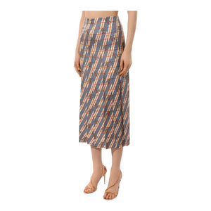 Gucci Giraffe Print Silk Skirt - Designer Clothing Shop