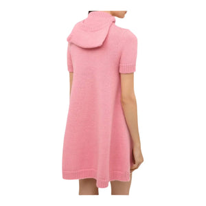 Gucci Hooded Pompom Mini Dress - Designer Clothing Shop