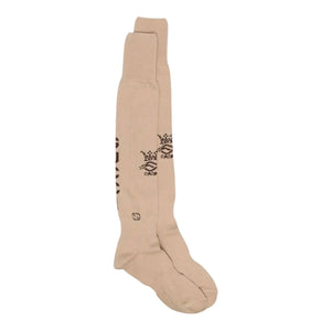 Gucci Intarsia Knit Logo Cotton Socks GUCCI