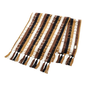 Gucci Intarsia-Knit Scarf - Designer Clothing Shop