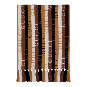 Gucci Intarsia-Knit Scarf - Designer Clothing Shop