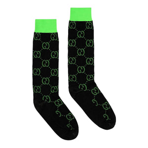 Gucci Interlocking G Jacquard Socks - Designer Clothing Shop