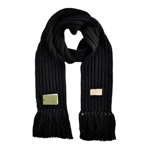 Gucci Logo Patch Knitted Wool Scarf GUCCI