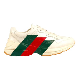 Gucci Rhyton Web Print Sneakers - Designer Clothing Shop