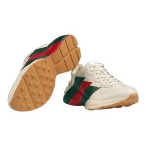 Gucci Rhyton Web Print Sneakers - Designer Clothing Shop