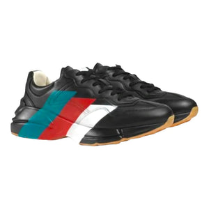 Gucci Rhyton Web Print Sneakers - Designer Clothing Shop