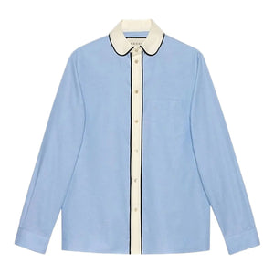 Gucci Round-Collar Oxford Shirt GUCCI