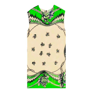 Gucci Silk Print Tunic Dress GUCCI