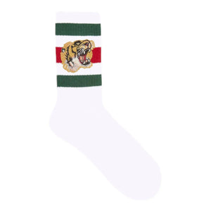 Gucci Tiger Cotton Socks - Designer Clothing Shop