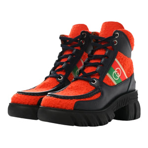 Gucci x North Face Romance Ankle Boots - Designer Clothing Shop