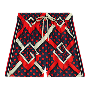 Gucci G Dot Labyrinth-Print Shorts | Designer Clothing Shop