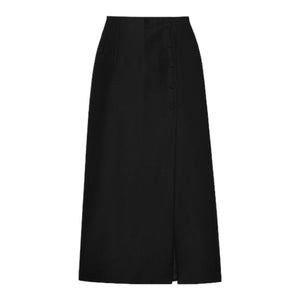 GUCCI Faille Skirt With Slit - Designer Clothing Shop