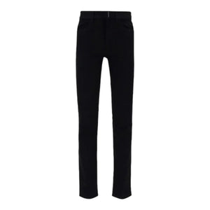 Saint Laurent Black Coated Skinny Jeans - Designer Clothing Shop