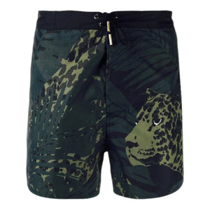 Saint Laurent Leopard Print Swim Shorts - Designer Clothing Shop