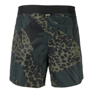 Saint Laurent Leopard Print Swim Shorts - Designer Clothing Shop