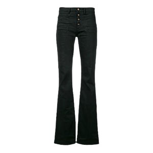 Saint Laurent Mid-Rise Flare Jeans - Designer Clothing Shop