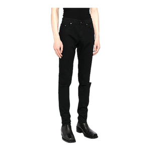 Saint Laurent Slash Knee Skinny Jeans Saint Laurent