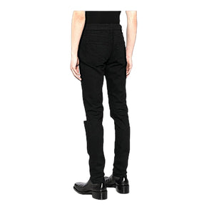 Saint Laurent Slash Knee Skinny Jeans Saint Laurent