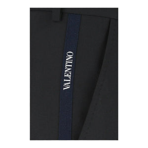 VALENTINO Logo Detail Slim Fit Pants - Designer Clothing Shop