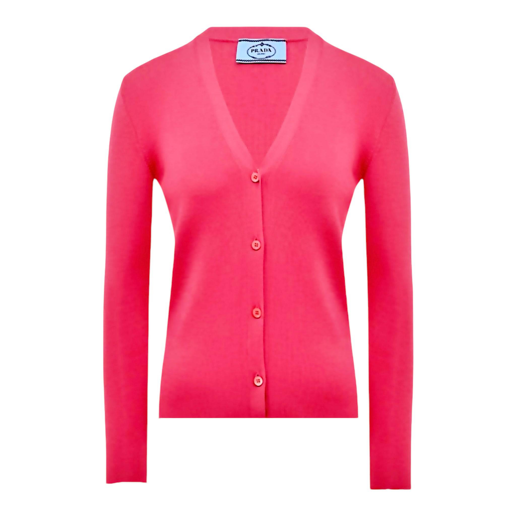 トップス SS2000 prada cashmere silk cardigan Prada Cashmere-Silk Cardigan | Designer Clothing Shop