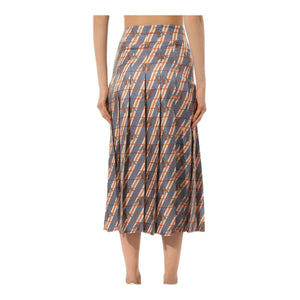 GUCCI Satin Pleated Skirt - Designer Clothing Shop