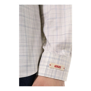 GUCCI Check Oxford Shirt - Designer Clothing Shop