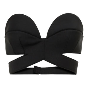 GIVENCHY Wool And Mohair Cross Bra - Designer Clothing Shop