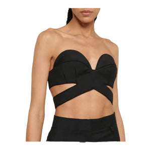 GIVENCHY Wool And Mohair Cross Bra - Designer Clothing Shop