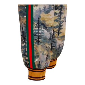 GUCCI x The North Face Forest Print Jog Pants - Designer Clothing Shop