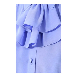 GUCCI Detachable-Ruffle Silk Blouse - Designer Clothing Shop